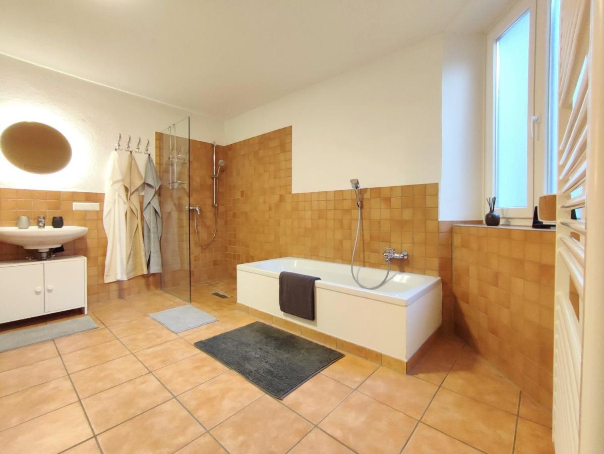 Haus Mediterran - Gemuetliches Ferienhaus 130 M² Fuer Max. 7 Personen Mit Balkon Und Garten Am Bodensee 博登斯边的拉多夫采尔 外观 照片
